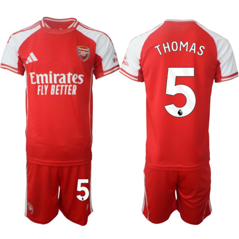 Men 2025-2026 Season Club Arsenal home red #5 Soccer Jersey